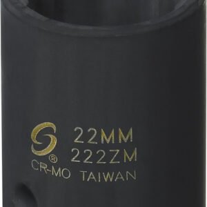 SUNEX SUN-222ZM  1/2" Dr. 22Mm 12-Point Impact Socket