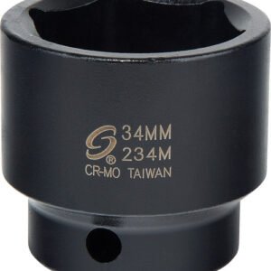SUNEX SUN-234M  1/2" Drive 34Mm Impact Socket