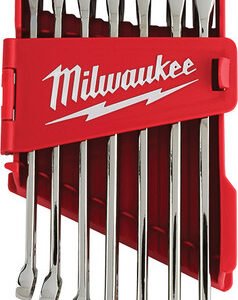 MILWAUKEE   Mlw-48-22-9407 7-Pc Non-Ratcheting Sae Combination Wrench Set, 3/8"-3/4"