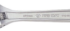 KING TONY  Kto-3611-08Rq Adj Wrench 8" Sae+Metric Satin