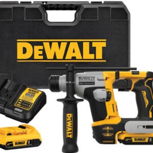 DEWALT DEW-DCH172D2  Atomic 20V Max 5/8" Brushless Cordless Sds Plus Rotary Hammer Kit, 1060 Rpm, 4980 Bpm, 2 Batt, 1 Charger