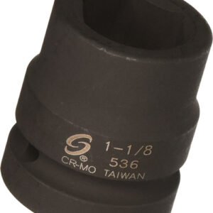 SUNEX SUN-536  1" Dr. 1-1/8" Impact Socket