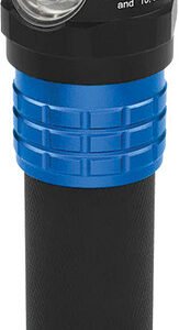 Bayco  900 Lumens Usb Rechargeable Dual-Light™ Tactical Flashlight With Holster, Blue/Black Body