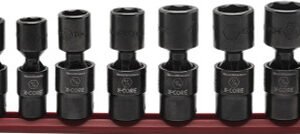 GEARWRENCH GWR-84978  Set Socket Pinless Universal Impact 1/2Dr 6Pt 9Pc Sae