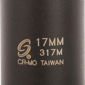 SUNEX SUN-317M  3/8" Dr. 17Mm Impact Socket