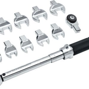 GearWrench 12-Pc 1/4" Drive Metric Interchangeable Torque Wrench Set, 5-25Nm, 8mm - 17mm