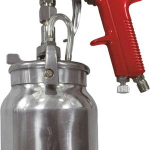 Astro Pneumatics  Spray Gun With Cup - Red Handle, 1.8mm Nozzle