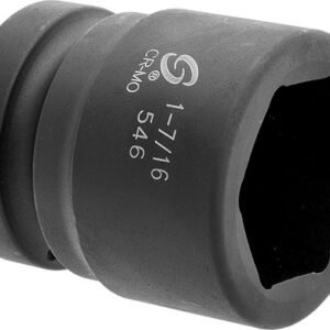 SUNEX SUN-546  1" Drive, 1-7-16", 6 Point Standard Impact Socket