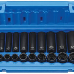GREY PNEUMATIC  Gry-1224Rd 3/8" Drive Standard And Deep Length Impact Set