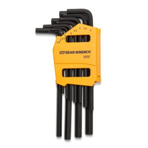 GEARWRENCH GWR-83503 13-Pc Metric Long Arm Hex L-Key Set, 1.5Mm – 10Mm