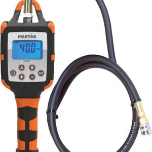 MARTINS INDUSTRIES  Mri-Mha-100 Flatematic Handheld Automatic Tire Inflator, Nitrogen Compatible, 6 Ft. Hose, 0-174 Psi