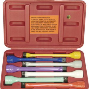 LTI TOOLS  (Lock Technology) Loc-1470 7-Pc 1/2In Dr. Torque Extension Set (1400: Bb, C, E, F, I, K