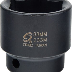 SUNEX SUN-233M  1/2" Dr 33Mm Impact Socket