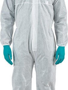 ANSELL ANS-WH15-S-92-101-05  Alphatec® 1500 - Model 101 White Coveralls, Filters 100% Of Particles >3 Microns Including Asbestos, 3-Pc Hood, 2-Way Front Zipper & Storm Flap, Xl