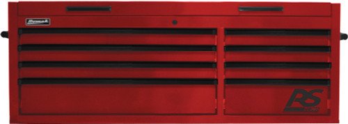 HOMAK HOM-RD02065800 54" Rs Pro Series 8-Drawer Top Chest - Red 1 HOMAK HOM-RD02065800 54" Rs Pro Series 8-Drawer Top Chest - Red