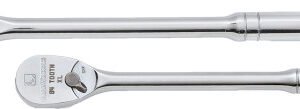 GEARWRENCH GWR-81268  2-Pc 1/4"& 3/8" Drive 84 Tooth Long Handle Teardrop Ratchet Set, 7" & 11" Long