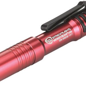Streamlight  Microstream Usb With 5" Usb Cord And Lanyard - Red