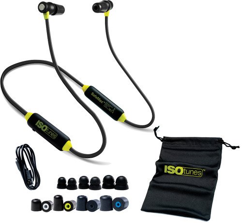 ISOTUNES ISO-IT-22 Isotunes Xtra 2.0 Earplugs With Bluetooth 5.0 - Yellow & Black 1 ISOTUNES ISO-IT-22 Isotunes Xtra 2.0 Earplugs With Bluetooth 5.0 - Yellow & Black