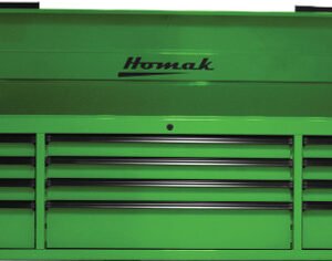 HOMAK HOM-LG02072120  72" Rs Pro Series 12-Drawer Top Chest - Lime Green