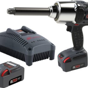 Ingersoll Rand Iqv20 20V 3/4" Dr. 6" Anvil Impact Wrench Kit), 2000 Ft-Lb Breakaway Torque, 1350 Rpm, 1900 Bbp, (2) 5.0Ah Batteries, (1) Charger