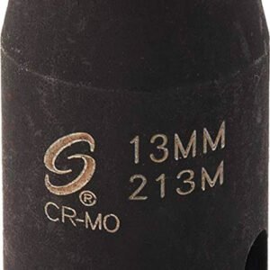 SUNEX SUN-213M  1/2" Dr. 13Mm Impact Socket