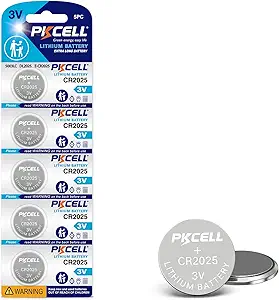 PKCELL CR2025-5B 3.0V Lithium button cell CR- 5pcs/card 600cards/carton (CR2025)
