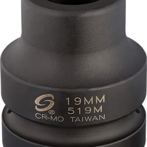 SUNEX SUN-519M  1" Dr. 19Mm Impact Socket