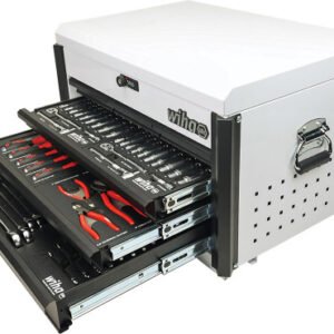 WIHA TOOLS  Wih-91880 147-Pc Bench Top 6-Drawer Tool Chest Kit, White