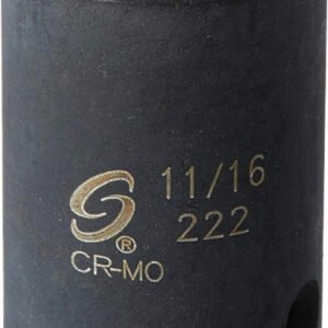 SUNEX SUN-222  1/2" Dr. 11/16" Impact Socket