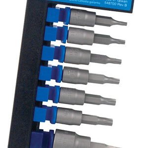 OTC TOOLS Otc-6180 9-Pc Torx® Plus Socket Set, Tp10-Tp50, 1/4", 3/8" Drive