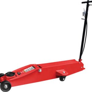 TOBEQ 10-Ton Capacity Air/Hydraulic Long Chassis Floor Jack