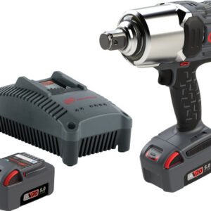 Ingersoll Rand Iqv20 20V 1" Dr. Impact Wrench Kit, 2000 Ft-Lb Breakaway Torque, 1350 Rpm, 1900 Bbp, (2) 5.0Ah Batteries, (1) Charger