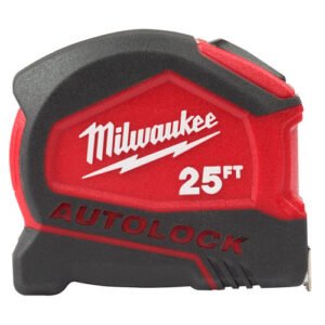 MILWAUKEE   Mlw-48-22-6825 25' Compact Auto Lock Measuring Tape
