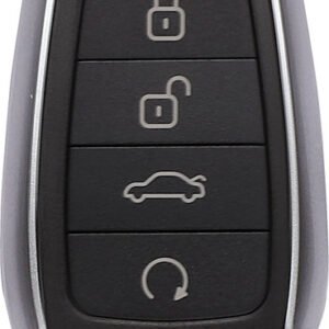 AUTEL AUL-IKEYAT4TR  Standard - 4-Button Universal Programmable Smart Key - Program With Km100 Tablet - Aul-Ikeyat4Tr - Ikeyat4Tr