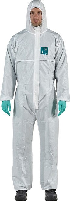 ANSELL ANS-WH18-B-92-111-04 Alphatec® 1800 Standard - Model 111 White Coveralls, Entry Level Low Hazard Liquid & Particulate Protection, 3-Pc Hood, 2-Way Front Zipper & Storm Flap, Large 1 ANSELL ANS-WH18-B-92-111-04 Alphatec® 1800 Standard - Model 111 White Coveralls, Entry Level Low Hazard Liquid & Particulate Protection, 3-Pc Hood, 2-Way Front Zipper & Storm Flap, Large