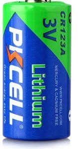 PKCELL CR123A-1B Lithium photo battery 3V CR- 1pc/card 96cards/carton (CR123A)