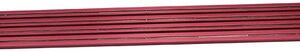 VIM TOOLS  Vim-Mrd12R 12" Red Double Wide Magrail Tl, Magnetic Track, No Studs – 3/16" Tall X 2" Wide