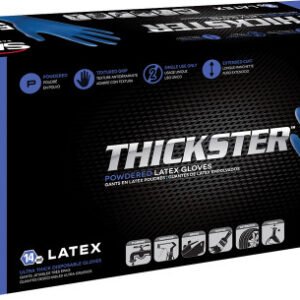 SAS SAFETY Sas-6605 Thickster® Powdered Latex Gloves, 50 Gloves/Box - Xx-Large