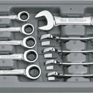 GEARWRENCH GWR-9520D  Set Wrench Ratcheting Combination Stubby Met 10Pc