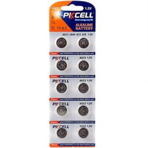 PKCELL AG13-10B 1.5V Alkaline button cell - 10pcs/card 400cards/carton (AG13)