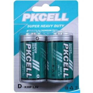 1.5V Extra heavy duty D R20P, 2pc/card
48cards/carton