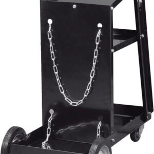 H&S Autoshot  Welding Cart With 3 Shelves, Shield Gas Cylinder Support And Large Casters