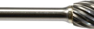 MASTER CUT Mst-Se-3Nx Nx Series Se - Oval Bur For Stainless Steel, 3/8" Cutting Diam., 2-3/8" Oal, 1/4" Shank