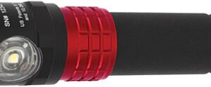 Bayco  900 Lumens Usb Rechargeable Dual-Light™ Tactical Flashlight With Holster, Red/Black Body