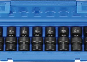 GREY PNEUMATIC  Gry-1313Um 1/2" Drive 13 Pc. Standard Length Metric Univ. Set