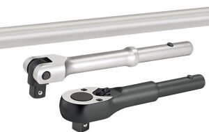 TITAN TOOLS  Tit-64143 Bar-X 3-Pc 3/4" Drive Interchangeable Ratchet & Breaker Bar Set