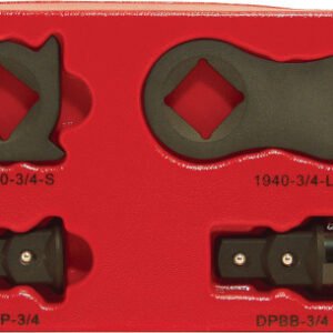 LTI TOOLS  (Lock Technology) Loc-1940-3/4 3/4" Kentucky Kicker Shockit Driver Kit, Applies Air Hammer Vibration & Torque To Impact Sockets