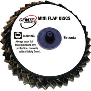 GEMTEX ABRASIVES  Gli-22530505 3" Mini Flap 60G Ty R Zee 10