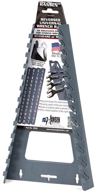 HANSON GLOBAL Han-3500 Reversed Universal Wrench Rack 1 HANSON GLOBAL Han-3500 Reversed Universal Wrench Rack