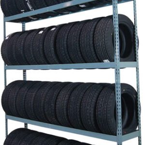 MARTINS INDUSTRIES  Mri-Mtsr-4 4-Tier Tire Shelving Rack For Passenger And Light Truck Tires, 44 Tires/2000 Lb Cap.